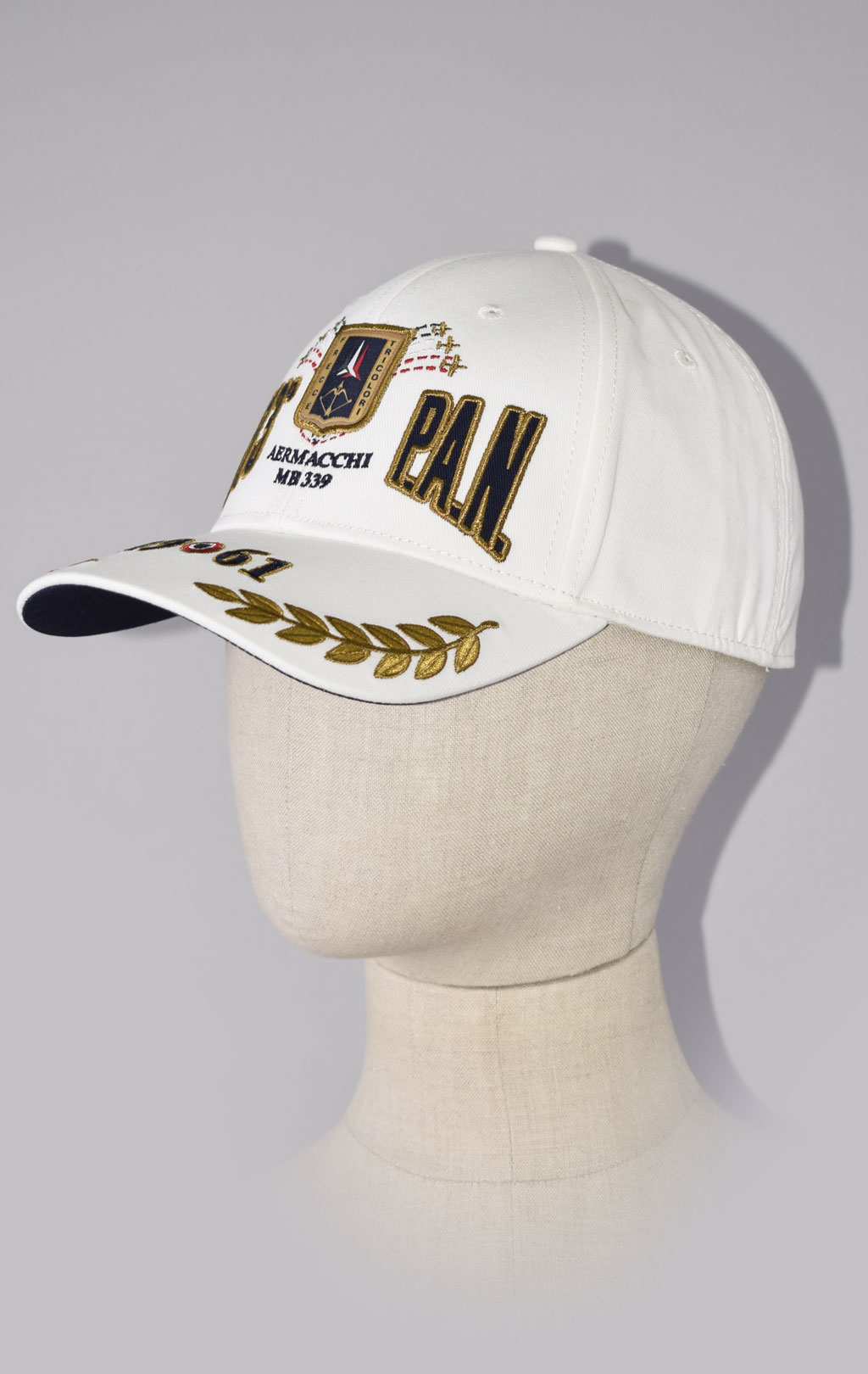 Бейсболка AERONAUTICA MILITARE SS 23/CN off white (HA 1131)