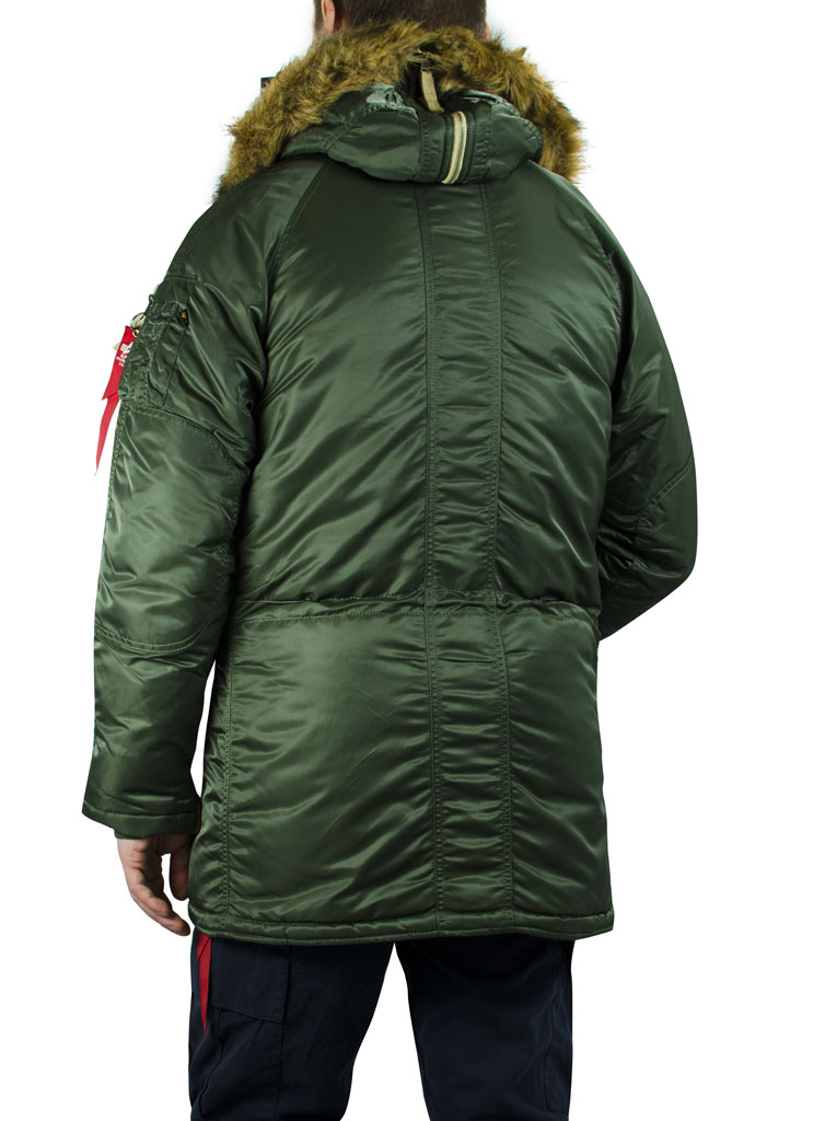 Аляска ALPHA INDUSTRIES ART VF N-3B sage green 