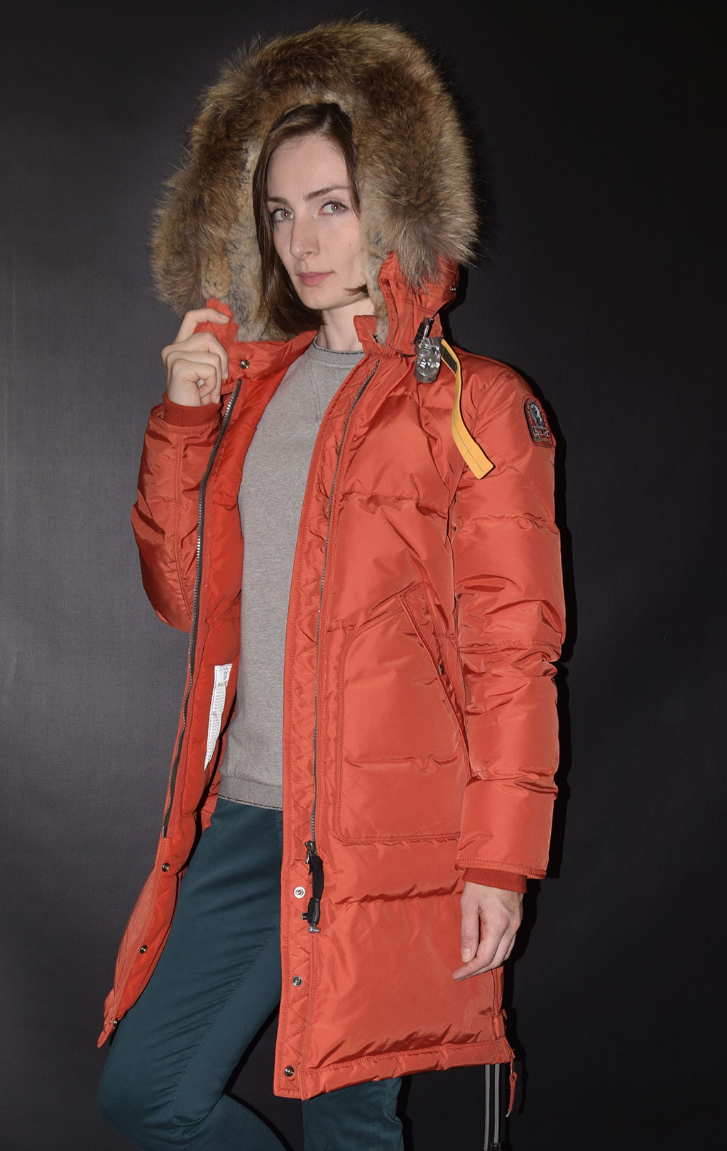 Женская куртка-пуховик PARAJUMPERS LONG BEAR paprika 