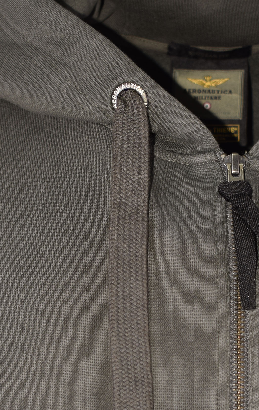 Толстовка с капюшоном AERONAUTICA MILITARE ANTARCTICA FW 23/24/IN dark green (FE 1818)