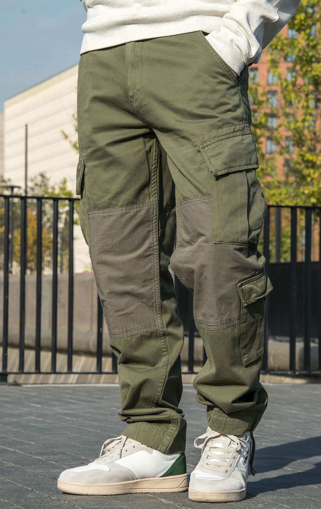 Брюки-карго ALPHA INDUSTRIES ACU PANT плотные FW 23/24 OG-107 green 