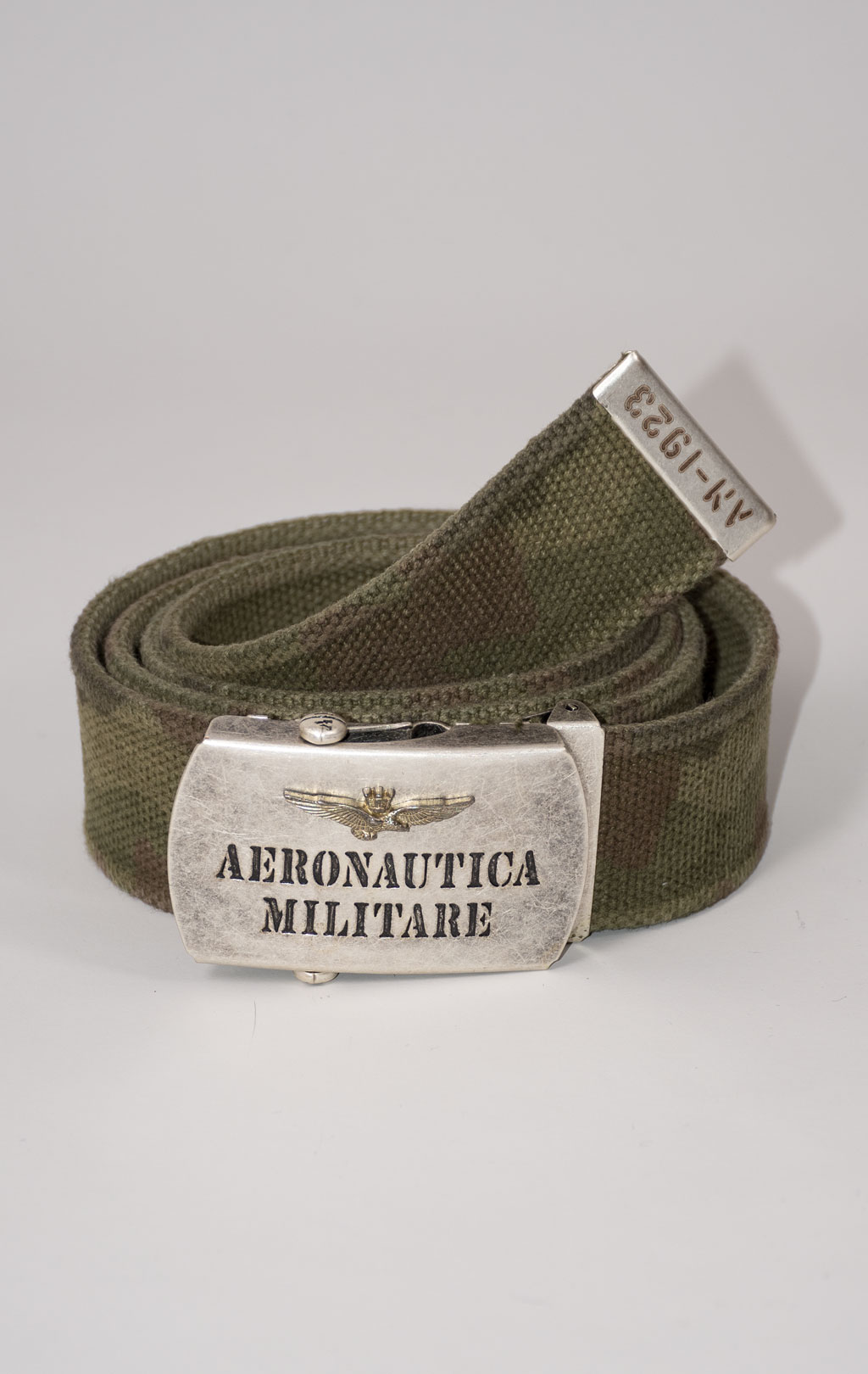 Ремень тканевый AERONAUTICA MILITARE SS 24/IT military green camo (CI 303) 
