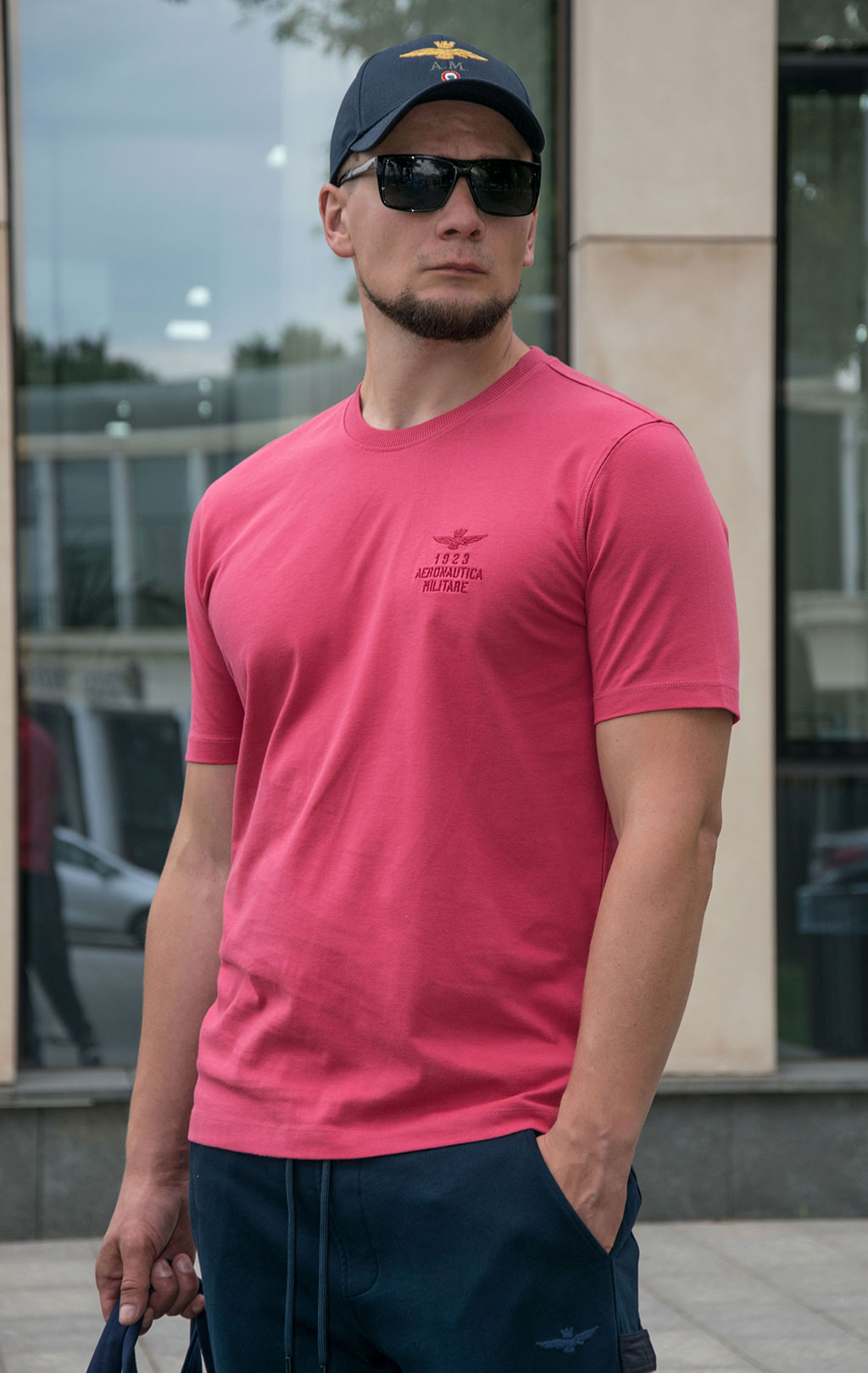 Футболка AERONAUTICA MILITARE FW 23/24/TR pink (TS 2129) 