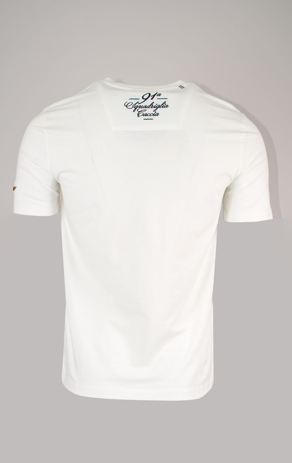 Футболка AERONAUTICA MILITARE SS 25 m/BD milk white (TS 2414) 