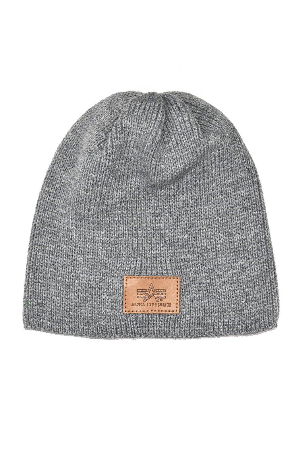 Шапка ALPHA INDUSTRIES KNIT BEANIE grey heather 