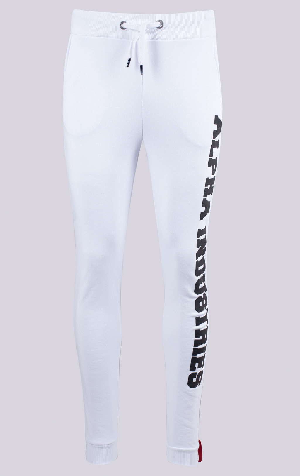 Брюки спортивные джоггеры ALPHA INDUSTRIES BIG LETTERS JOGGER white 