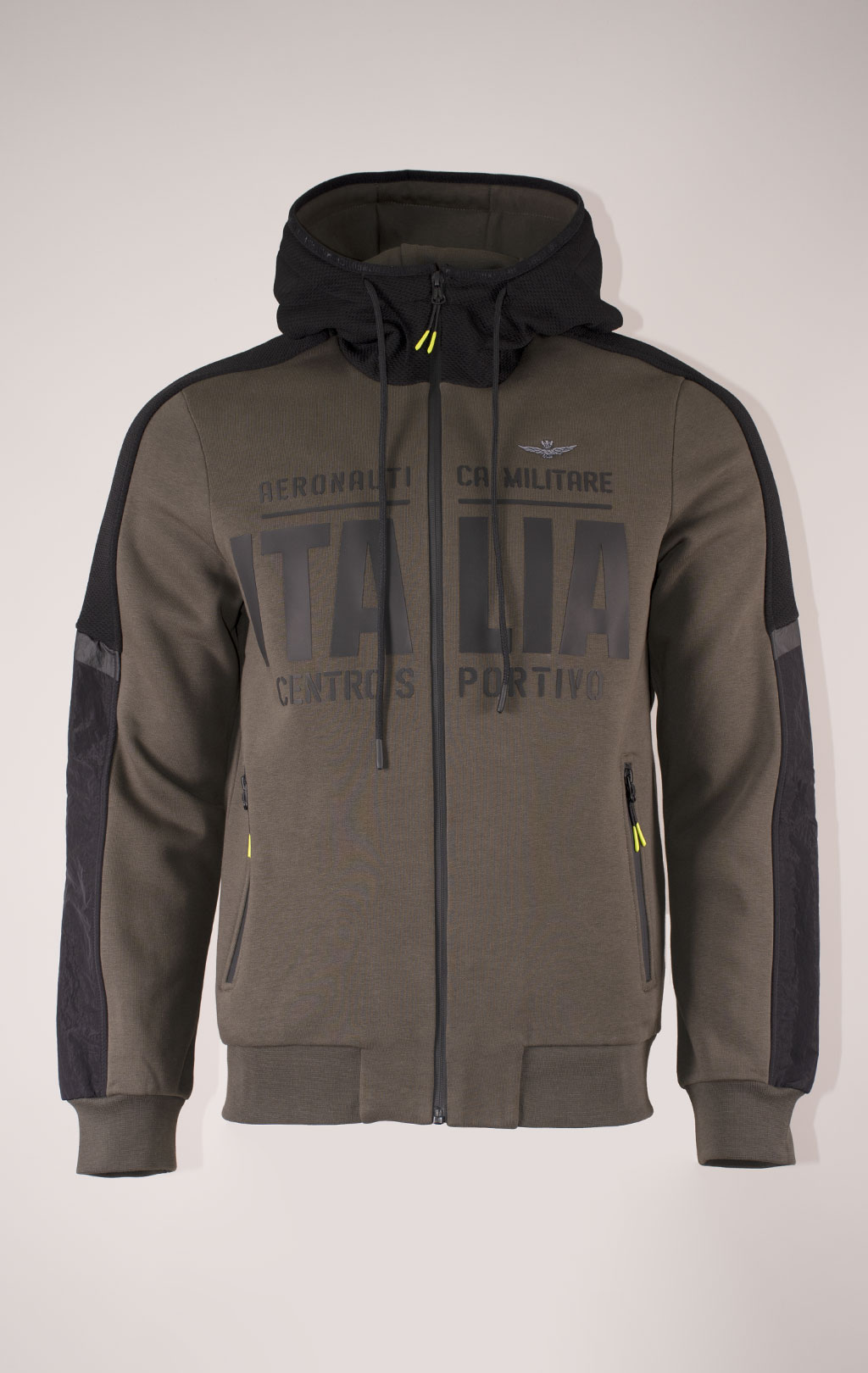 Толстовка с капюшоном AERONAUTICA MILITARE FW 24/25/IT dark musk (AF 496) 