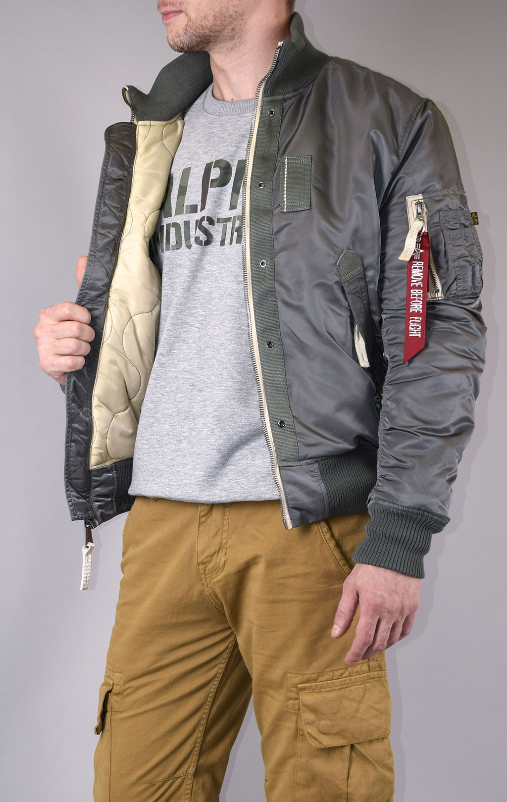 Куртка ALPHA INDUSTRIES TOP GUN vintage green 