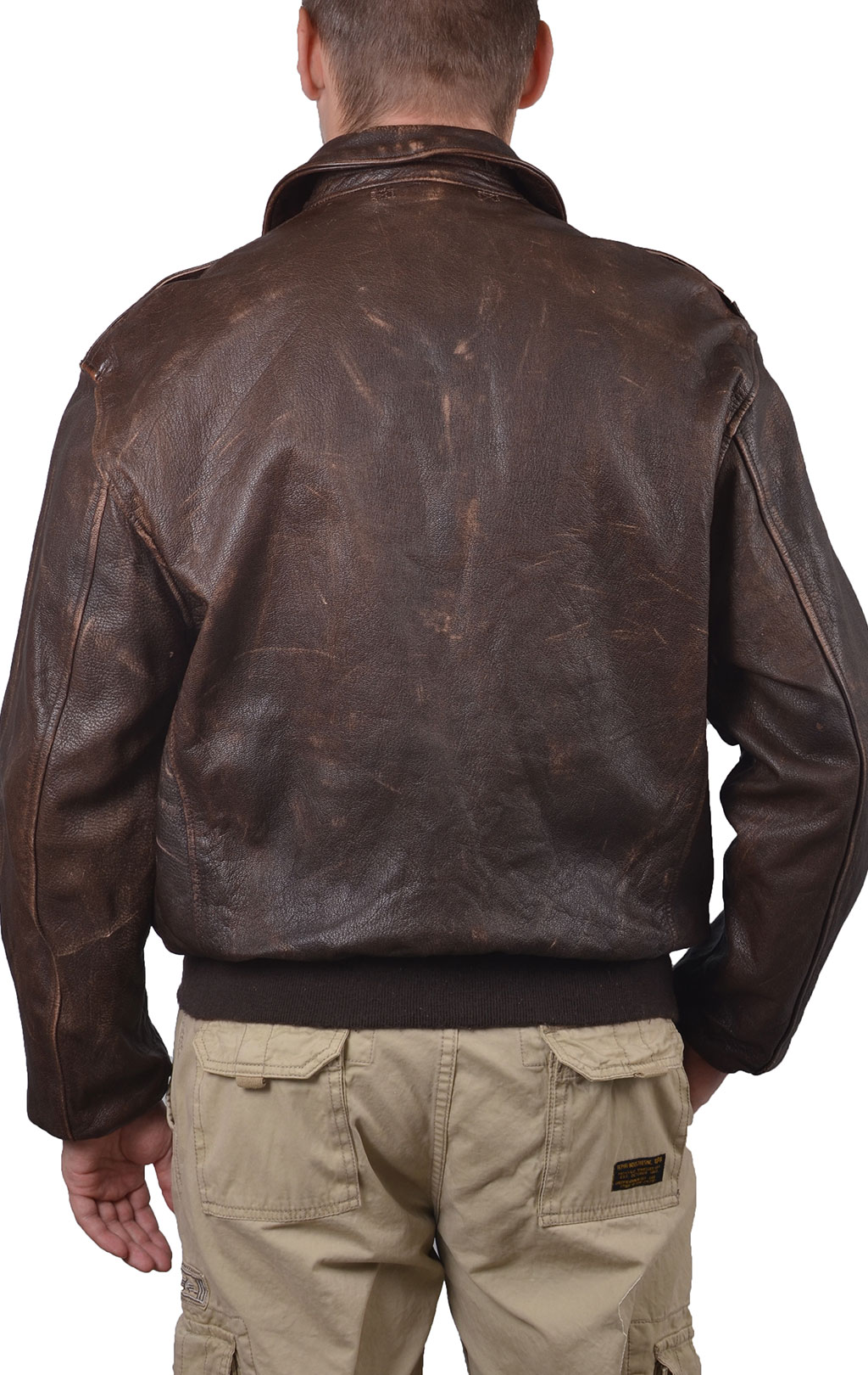 Куртка летная COCKPIT VINTAGE P-51 MUSTANG A-2 кожа brown (Z21P008) 