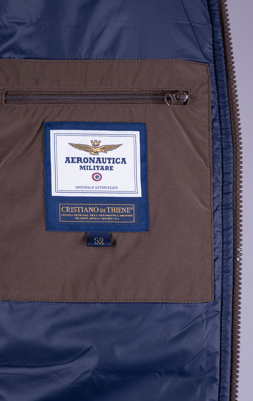 Куртка AERONAUTICA MILITARE FW 26/27/CN chestnut brown (AB 3074) 