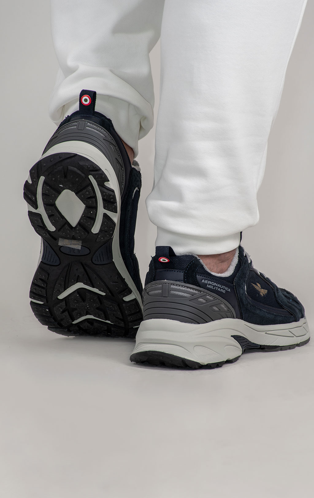 Кроссовки AERONAUTICA MILITARE SS 25 m/CN blue navy (SC 301) 
