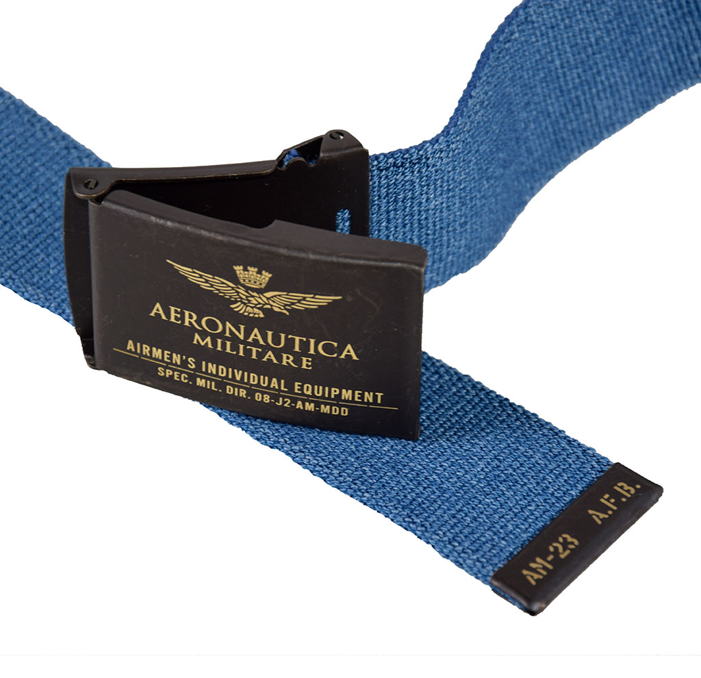 Ремень эластичный AERONAUTICA MILITARE SS19 blue aperto (CI 246) 