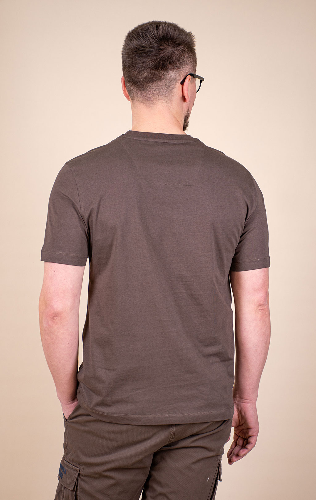 Футболка AERONAUTICA MILITARE SS 26/TR chestnut brown (TS 1580) 