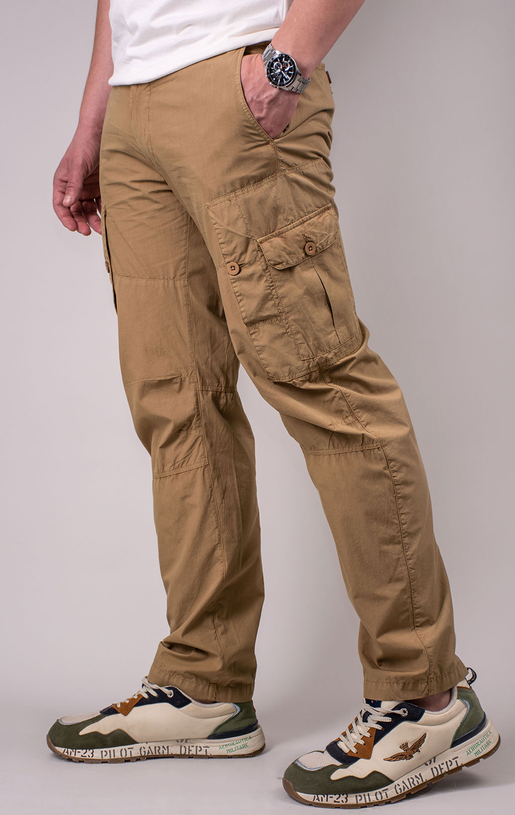 Брюки-карго лёгкие BLAUER SS 24 m mud (PO4239) 