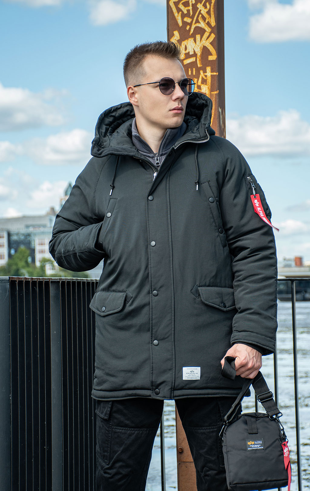 Аляска ALPHA INDUSTRIES ALTITUDE MOD PARKA N-3B FW 25/26 black 