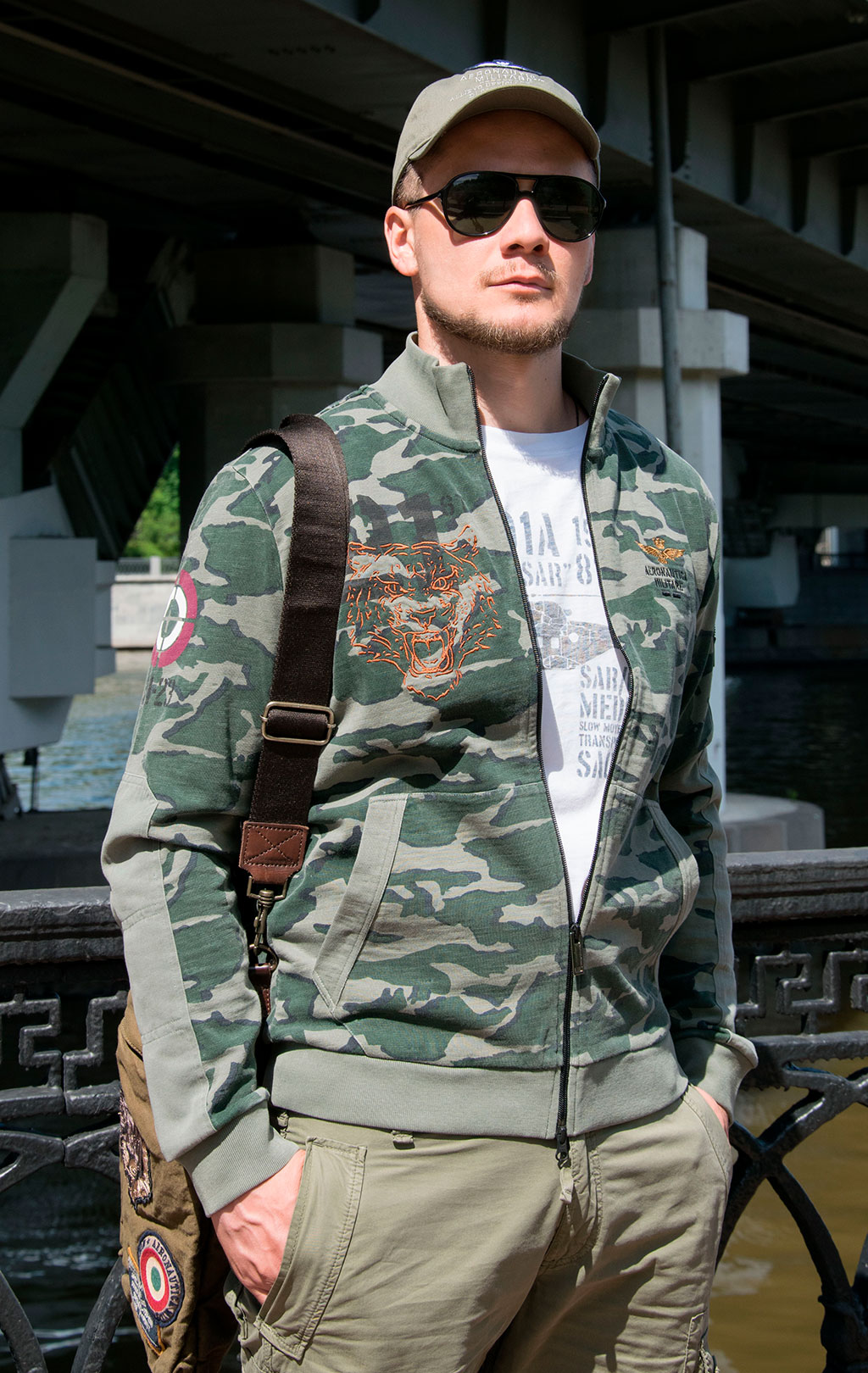 Толстовка AERONAUTICA MILITARE SS 20/IN camouflage AM23 (FE 1490) 