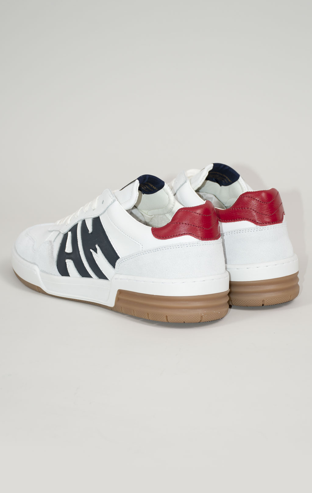 Сникеры AERONAUTICA MILITARE SS 25 m/PT off white/tango red/blue navy (SC 300) 