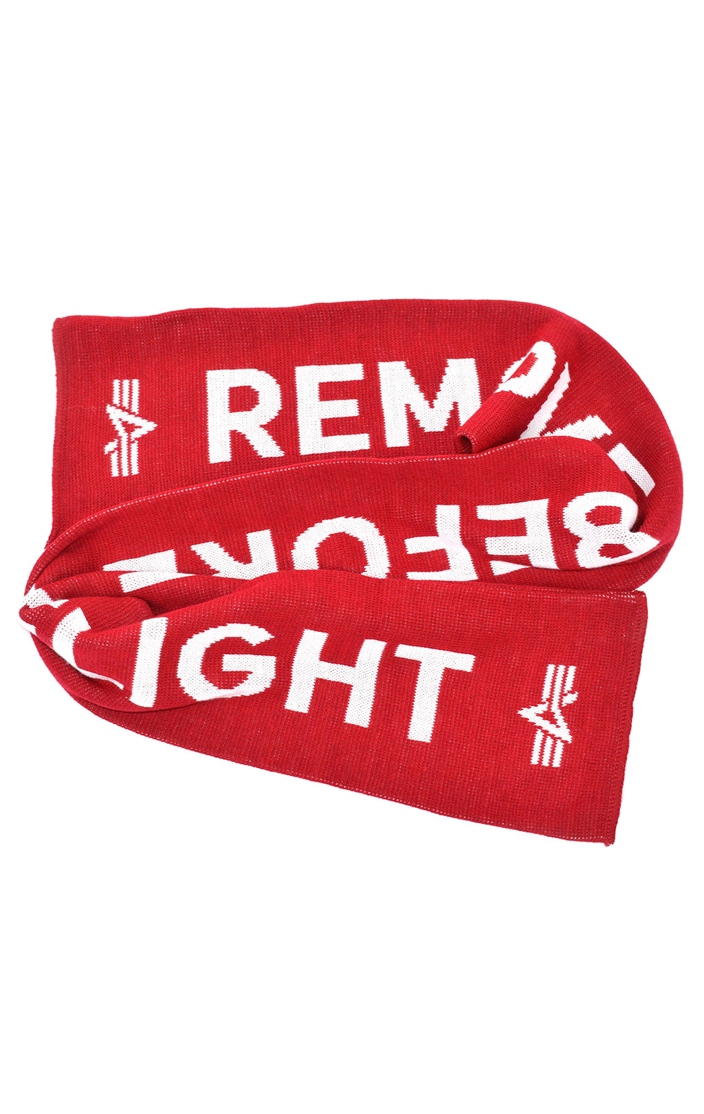 Шарф ALPHA INDUSTRIES REMOVE BEFORE FLIGHT red 