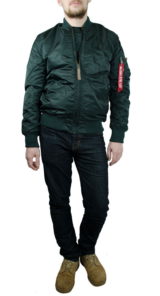 Куртка-бомбер лётная ALPHA INDUSTRIES VF 59 LONG MA-1 dark petrol Куртка-бомбер лётная ALPHA INDUSTRIES VF 59 LONG MA-1 dark petrol