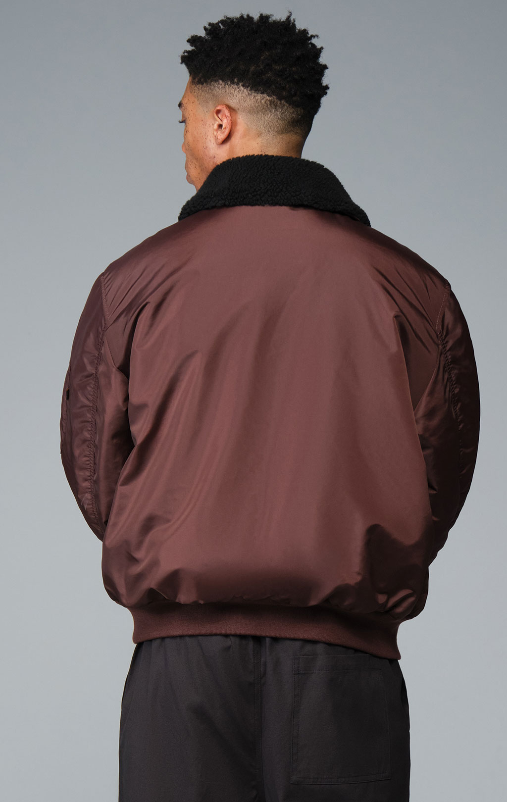 Куртка лётная ALPHA INDUSTRIES CWU 45/P RELAXED FIT FLIGHT JACKET (OXFORD SC) FW 26/27 cocoa 