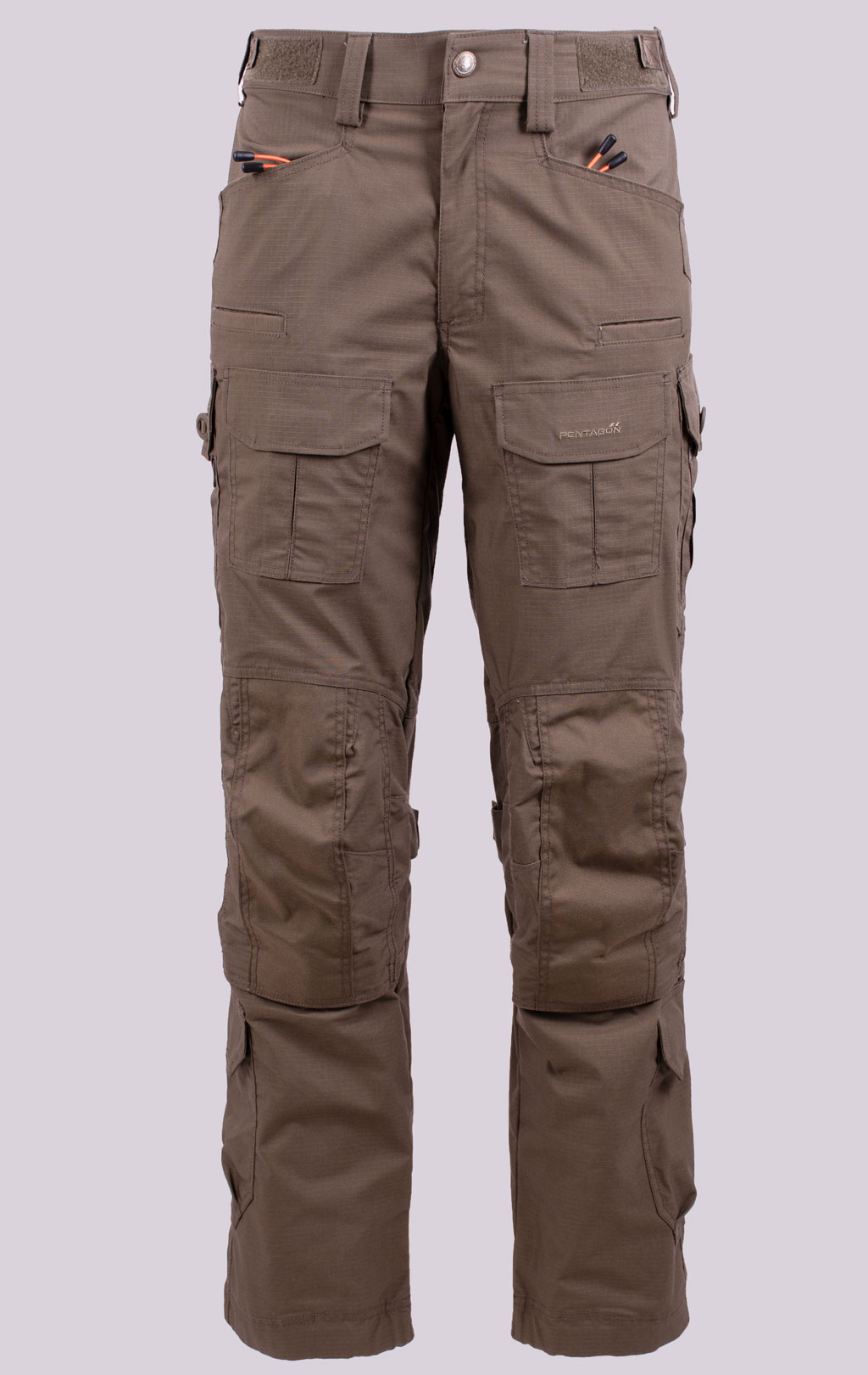 Брюки тактические Pentagon WOLF big size хлопок35%/полиэстер65% Rip-Stop stretch ranger green 06RG 05031 