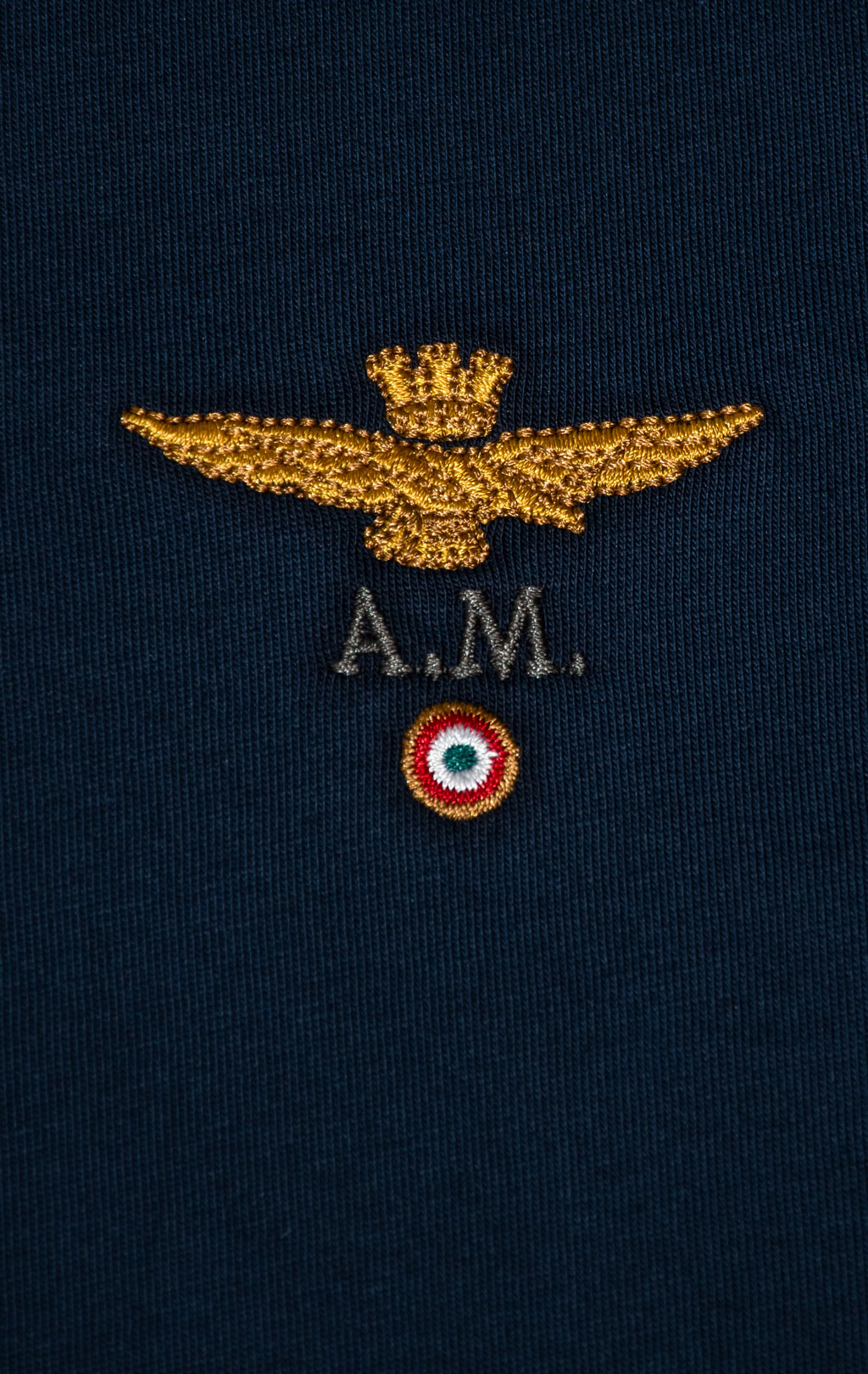 Лонгслив AERONAUTICA MILITARE FW 25/26/TR blue navy (TS 2390) 