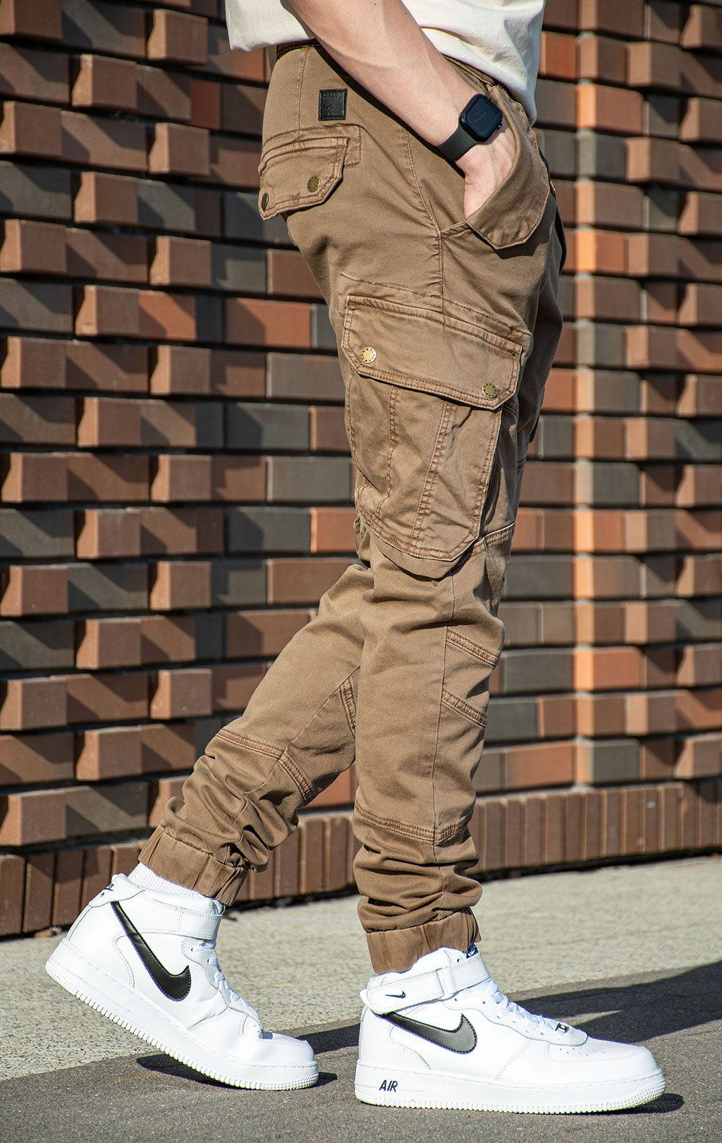 Брюки-карго ALPHA INDUSTRIES COMBAT LW taupe 