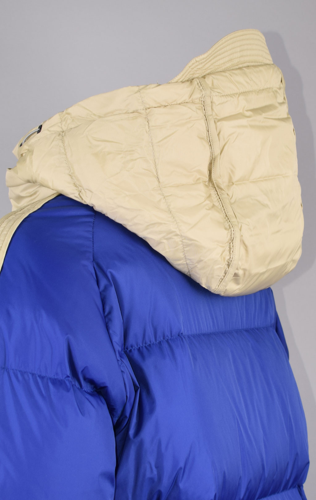 Женское пальто пуховое PARAJUMPERS JADA FW 23/24 pencil tapioca c blue 