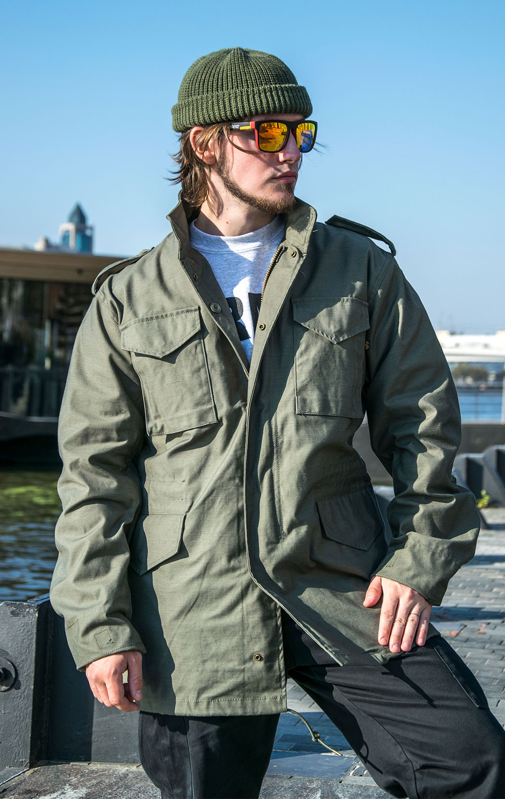 ALPHA INDUSTRIES CLASSIC M 65 FW 23 24 m olive