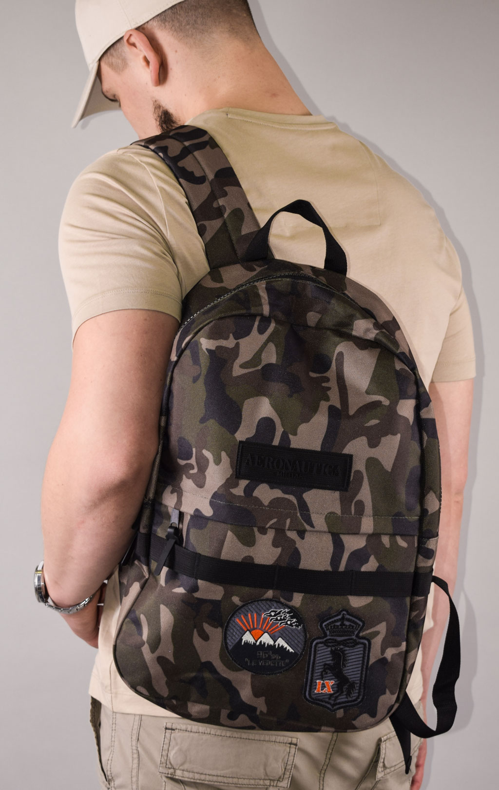 Рюкзак AERONAUTICA MILITARE BACK-PACK SS 22/CN camouflage (BO 1079) 