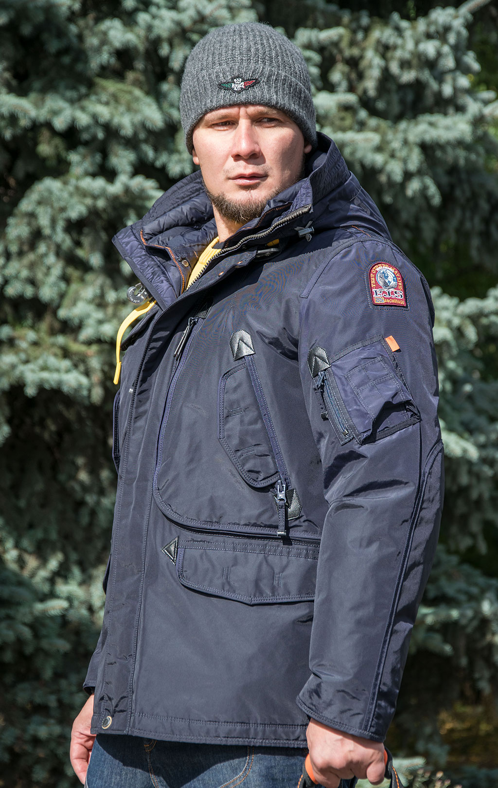 Аляска-пуховик PARAJUMPERS RIGHT HAND FW 22/23 navy 