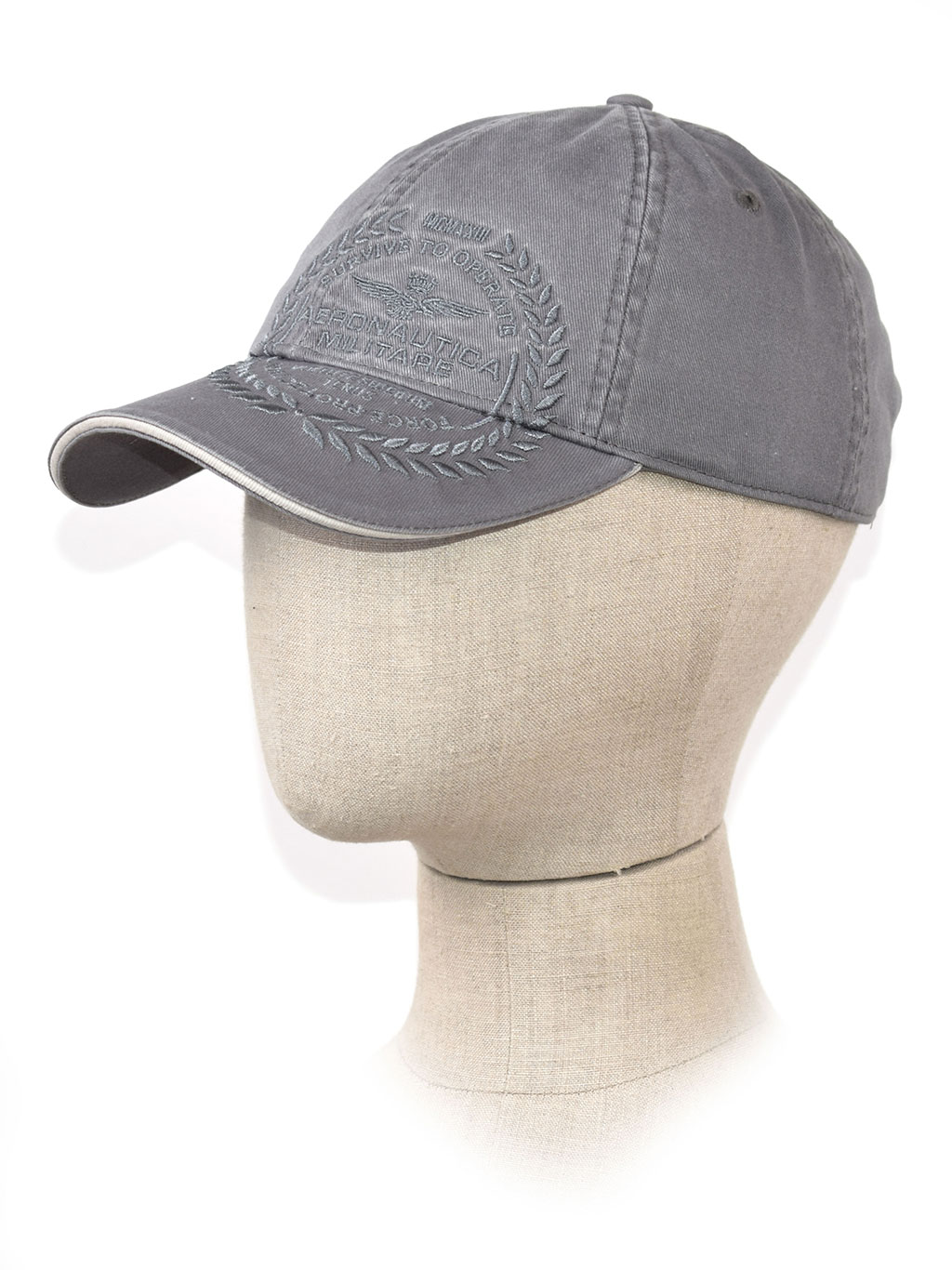 Бейсболка AERONAUTICA MILITARE SS 20/CN grigio topo (HA 1046)