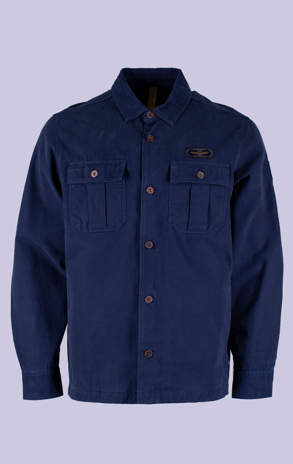 Куртка-рубашка AERONAUTICA MILITARE FW 26/27/IN dark blue (AC 0045) 