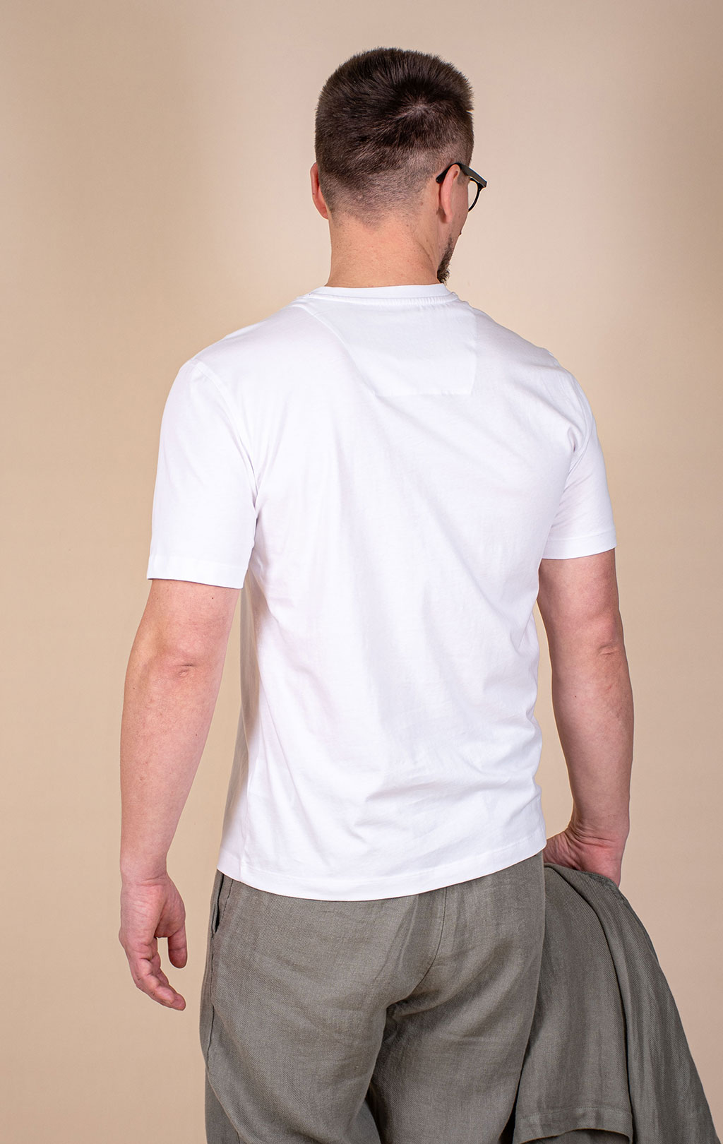 Футболка AERONAUTICA MILITARE SS 26/TR off white (TS 1580) 