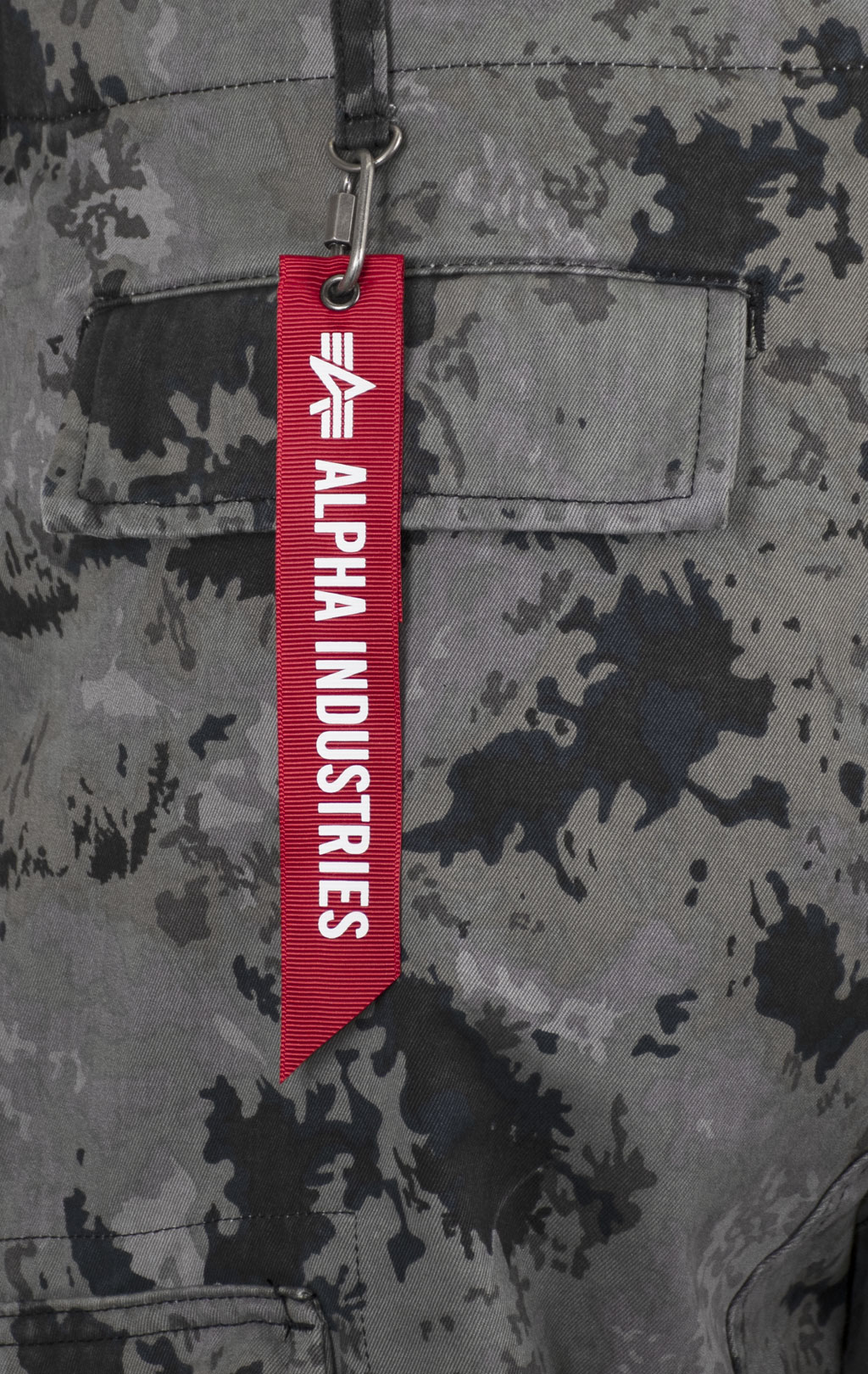 Брюки-карго ALPHA INDUSTRIES ACU PANT плотные FW 24/25 black blur camo 