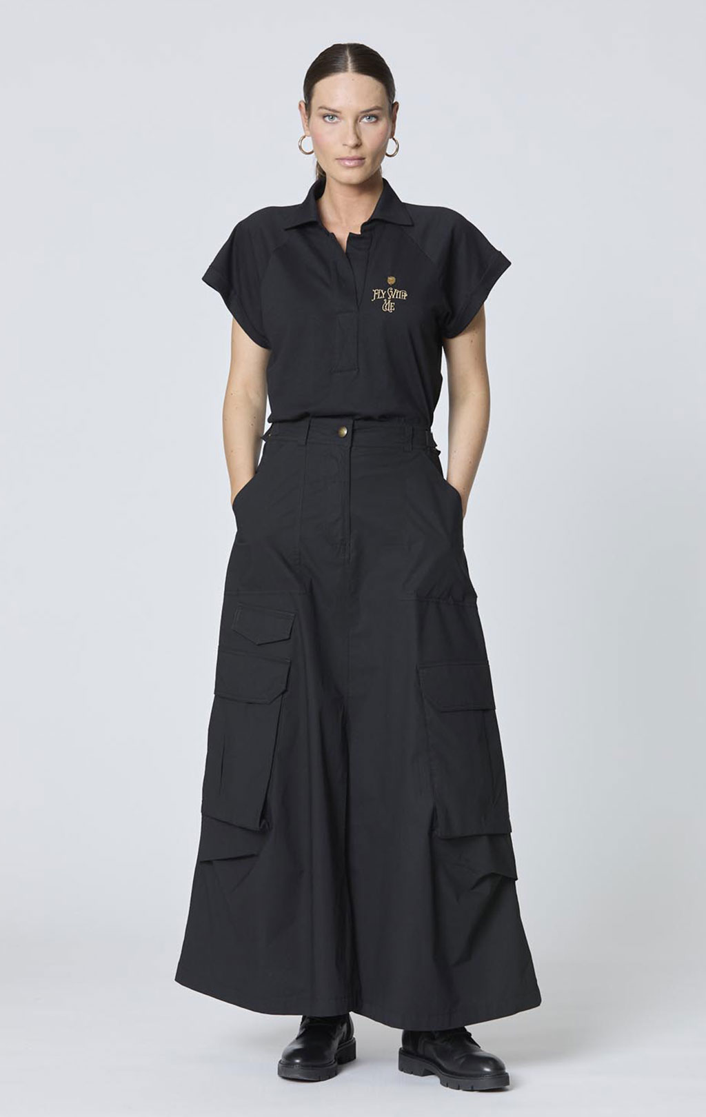 Женская юбка AERONAUTICA MILITARE SS 25 m/IT nero (GO 962) 