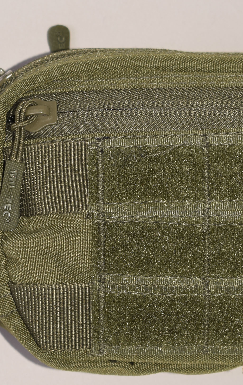 Сумка поясная Mil-Tec MOLLE Velcro 22x4x12 olive 