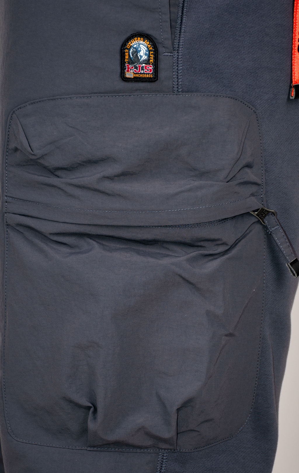 Брюки джоггеры трикотажные PARAJUMPERS OSAGE с карманами FW 25/26 phantom 