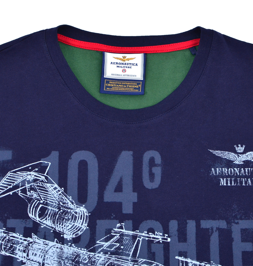 Футболка AERONAUTICA MILITARE blue navy (TS 1513) 