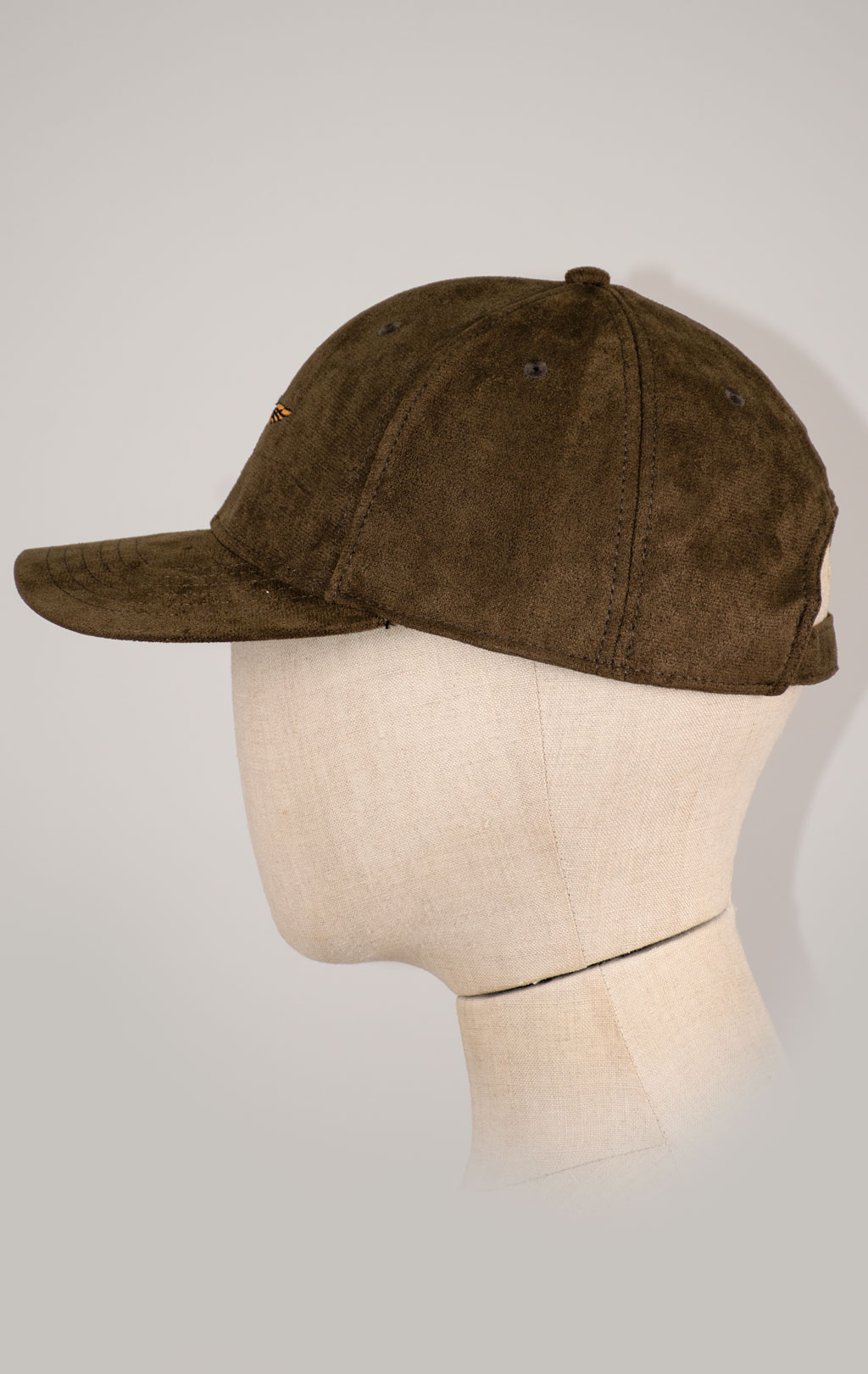 Бейсболка AERONAUTICA MILITARE искусственная замша FW 25/26/CN dark brown (HA 1229) 