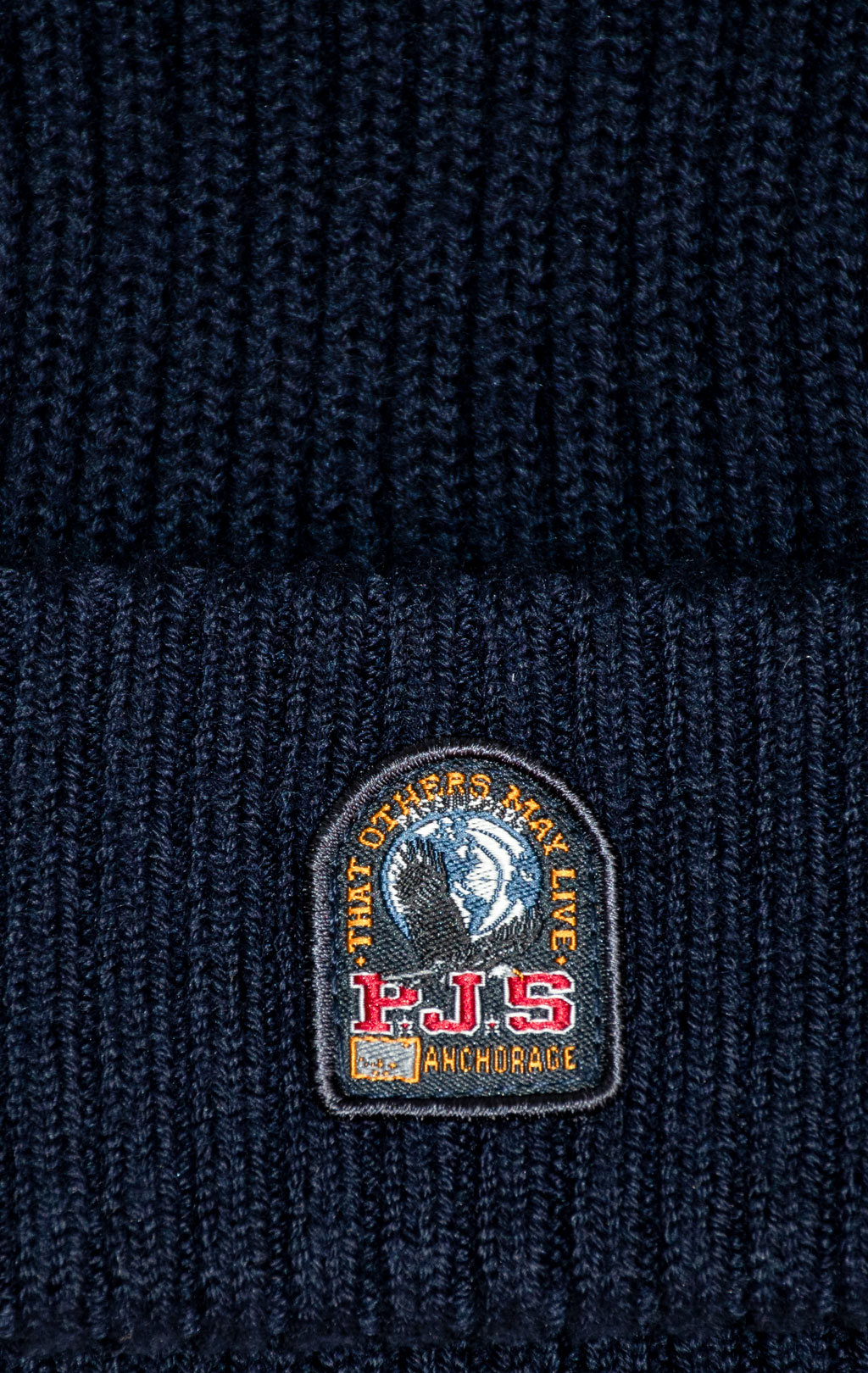 Шапка вязаная PARAJUMPERS RIB HAT FW 25/26 blue navy 