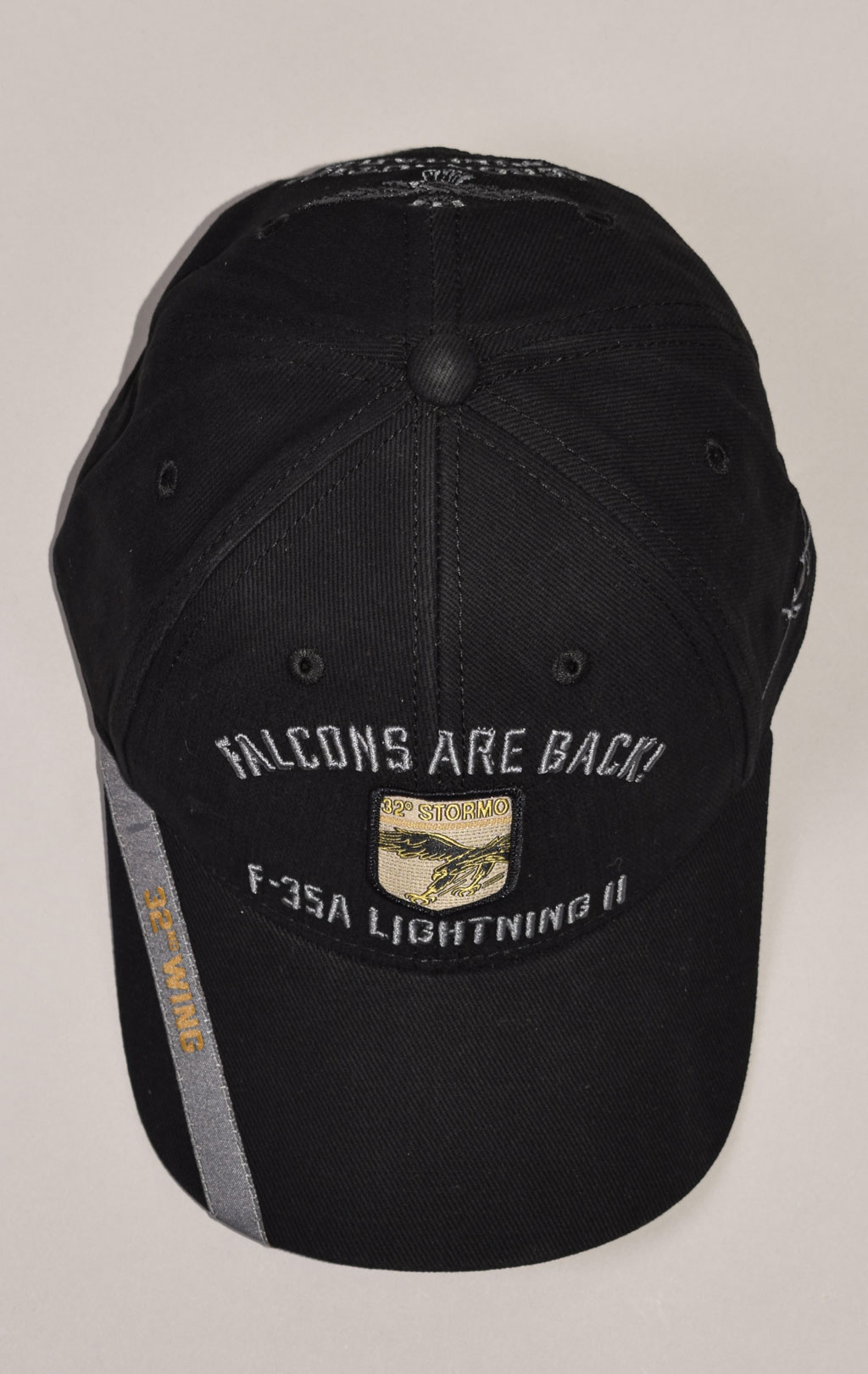 Бейсболка AERONAUTICA MILITARE FW 22/23/CN jet black (HA 1121)