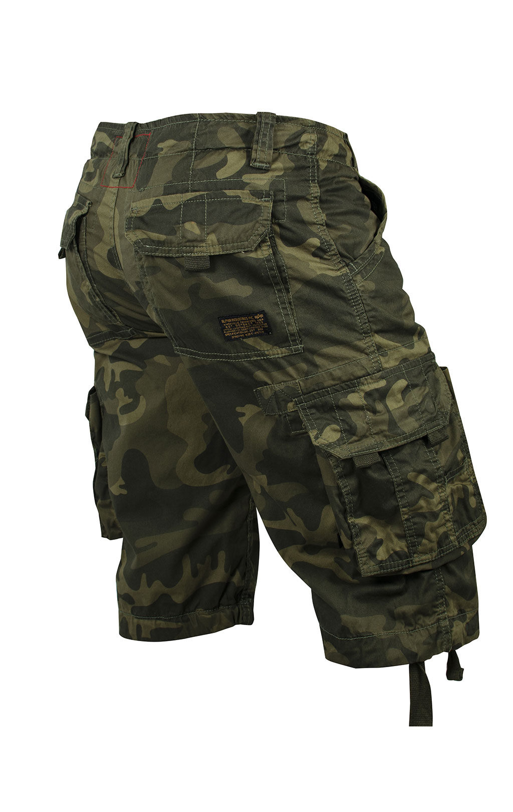 Шорты ALPHA INDUSTRIES JET big size olive camo 