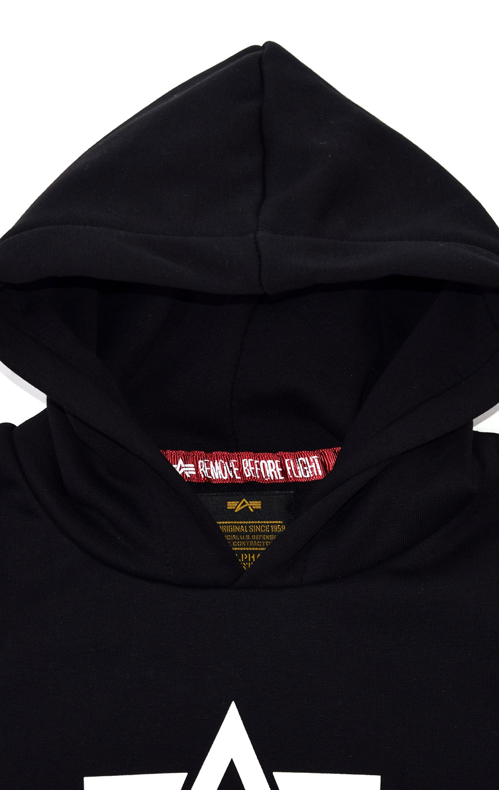 Детская толстовка ALPHA INDUSTRIES BASIC HOODY black 