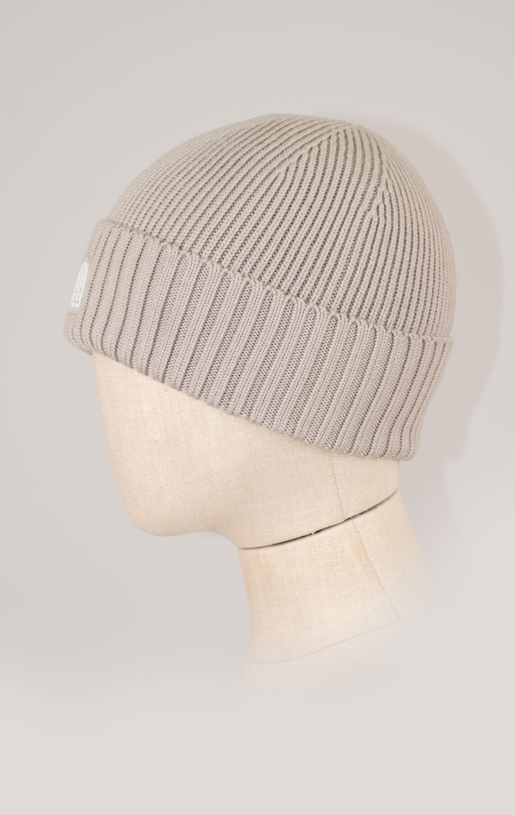Шапка вязаная PARAJUMPERS PLAIN BEANIE FW 25/26 chateau grey 