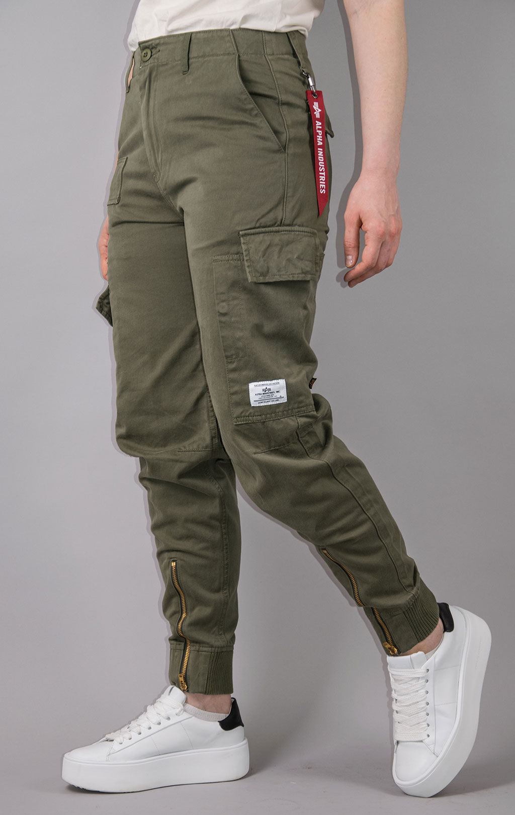 Брюки-карго ALPHA INDUSTRIES A-11 PANT dark olive 