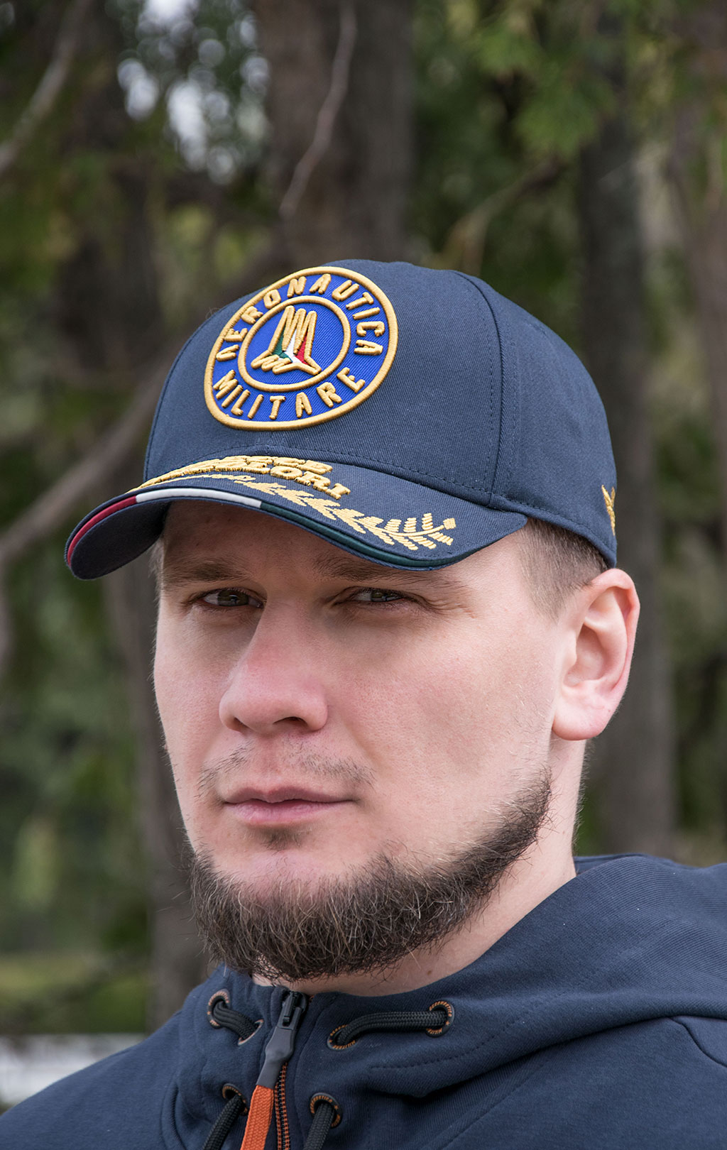 Бейсболка AERONAUTICA MILITARE SS 22/CN blue navy (HA 1105)