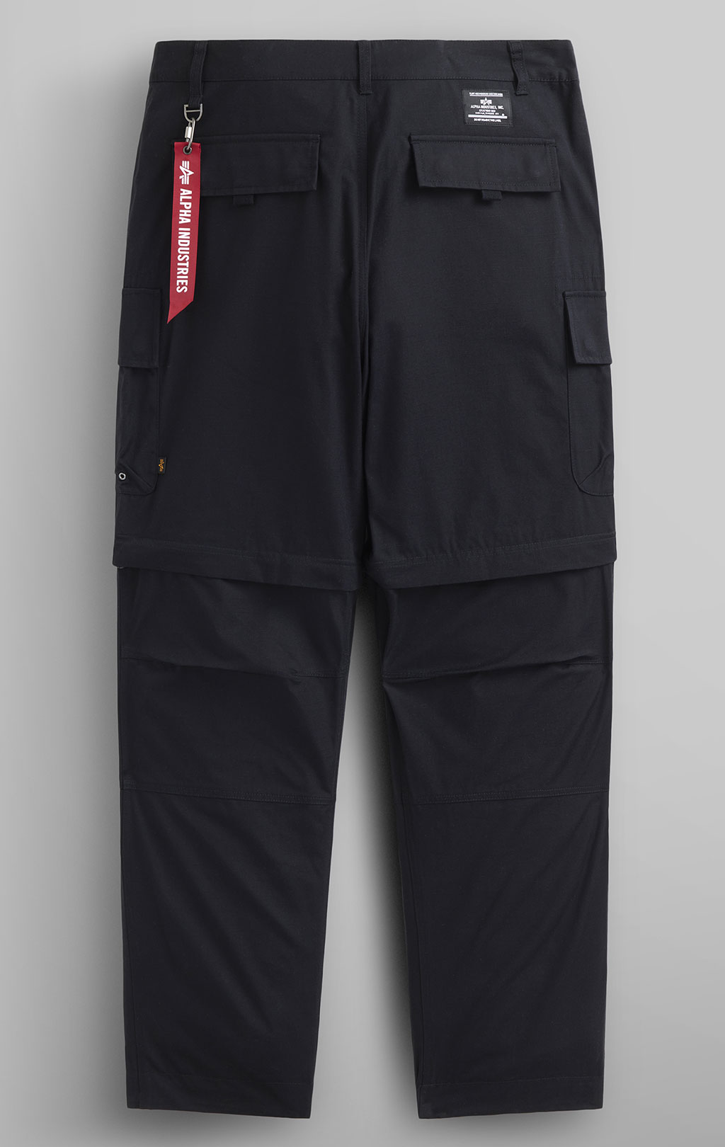 Брюки-карго ALPHA INDUSTRIES CONVERTIBLE CARGO PANT SS 24 m black 