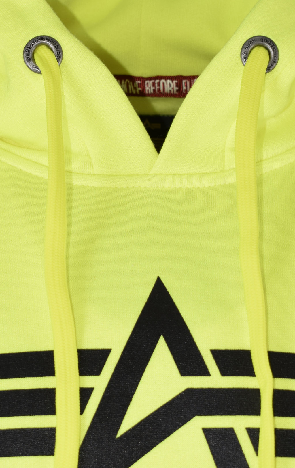 Толстовка ALPHA INDUSTRIES BASIC HOODY NEON neon/yellow 