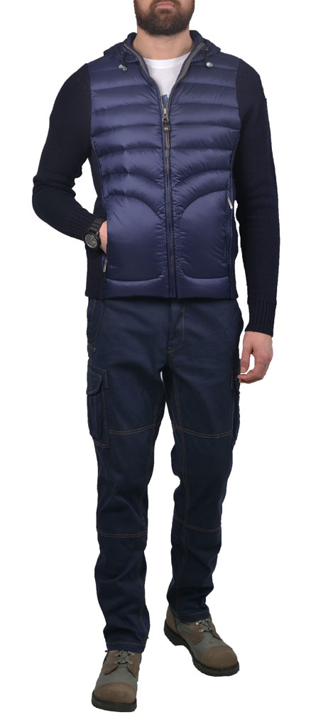 Толстовка PJS ILLUGA с капюшоном delft blue 
